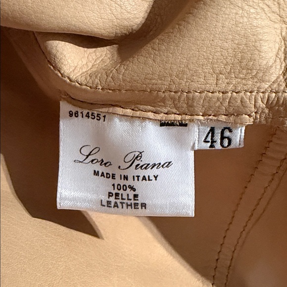 Loro Piana Camel Suede Leather Jacket - Picture 3 of 13